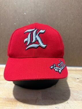 VTG Karl Kani hat red embroidered small/medium